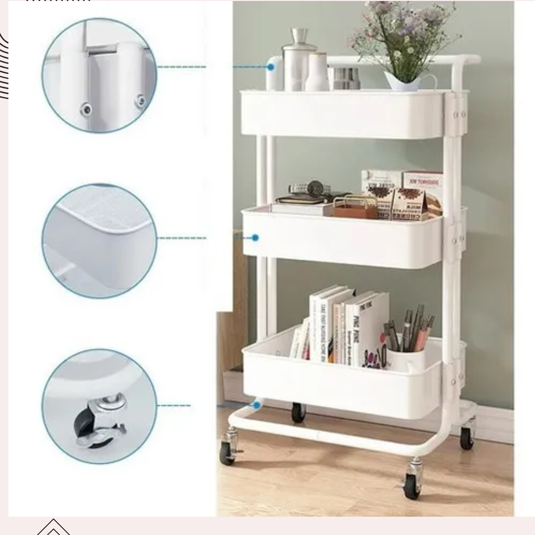 CARRITO ORGANIZADOR 3 NIVELES